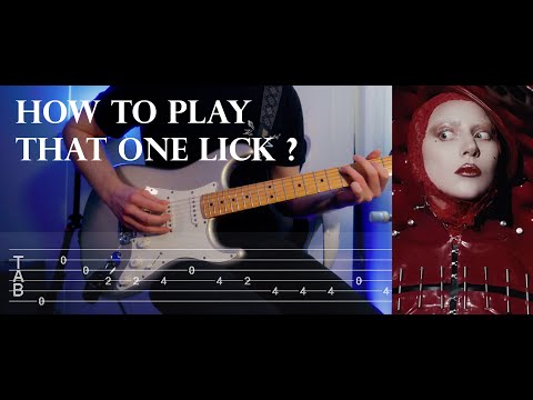 Lady Gaga - "Abracadabra" - Short Guitar Lesson with TAB