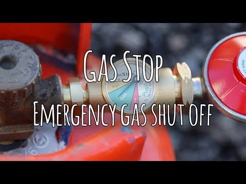 Gas shut off valve