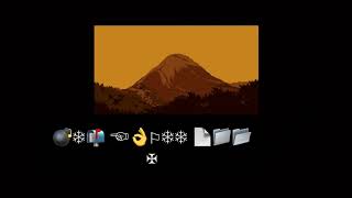 Undertale opening scene but it’s wing ding language