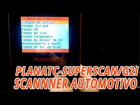 Scannner Automotivo Planatc by Launch Tela de 2,4 Pol. com Gráfico Colorido - Video