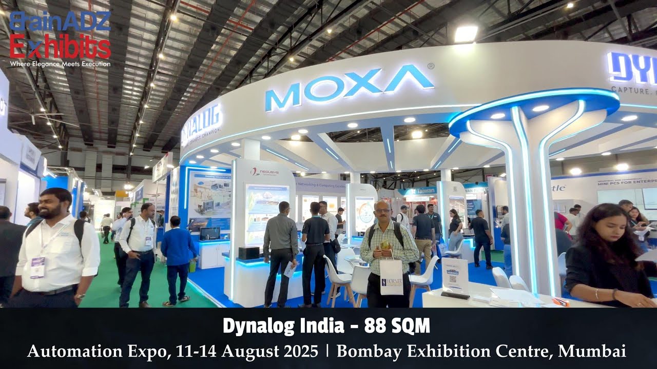 Dynalog India at Automation Expo 2025 – Designed & Executed by BrainADZ Exhibits