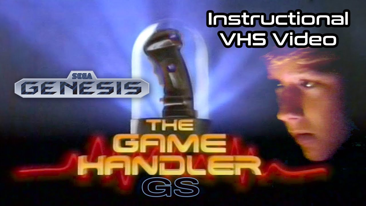 GameHandler GS (Sega Genesis) Instructional VHS Video (1992)