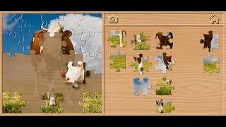 🐄 Cow Jigsaw Puzzle - Animals Puzzles for Kids Walkthrough