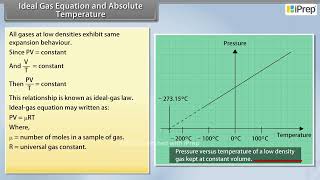 Ideal Gas Equation and Absolute Temperature | Thermal Properties of Matter | Physics | Class11th