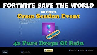 Cram Event Mission Free Video Search Site Findclip - 50a fortnite save the world cram session event 4x pure drops of rain