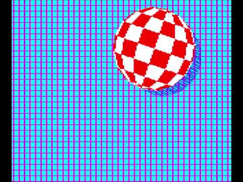 Boing Ball in one screen of BBC BASIC