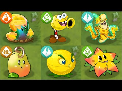 All YELLOW & Premium Plants Power-Up vs All Final Bosses Fight! - PvZ 2 Mod Final Boss