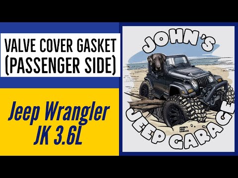 Jeep Wrangler JK 3.6L Valve Cover Gasket Passenger Side & PCV Valve replacement