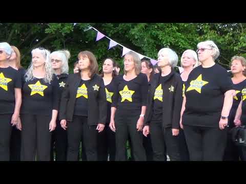Rock Choir - Make Your Own Kind Of Music - Yate Jubilee Beacon Lighting (plus national anthem)