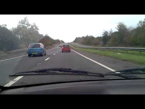 Corsa red top taking it for a blast.