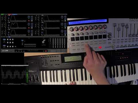 YAMAHA SY77 - Building a patch from scratch - Ep.1: A simple pad