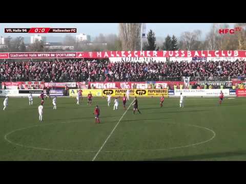 Landespokal Achtelfinale Spielbericht VfL Halle 96 - Hallescher FC