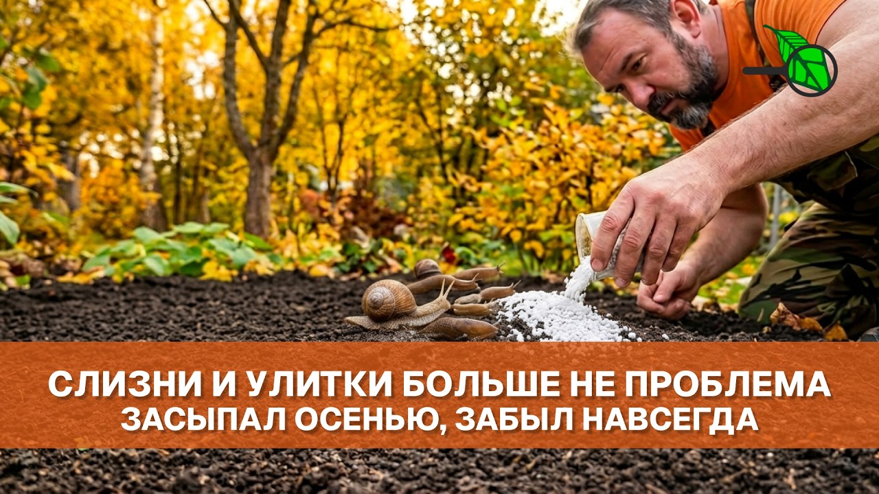 🚨 ОНИ УЖЕ ОТЛОЖИЛИ МИЛЛИОНЫ ЯИЦ! Если не сделать ЭТО осенью, весной улитки с?