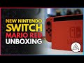 New Nintendo Switch Mario Red Limited Edition Unboxing