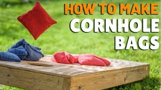 How to Make Cornhole Bags - DIY Cornhole Bag