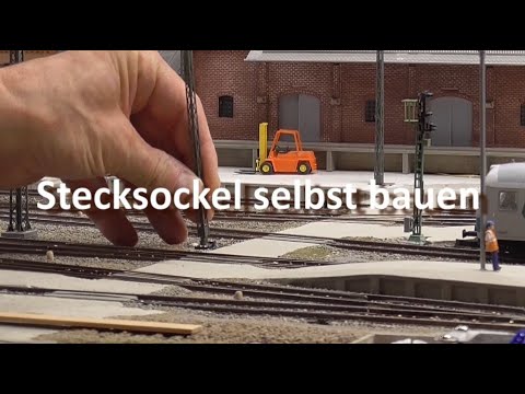 Auwiesen (Gleis) Bau - Stecksockel