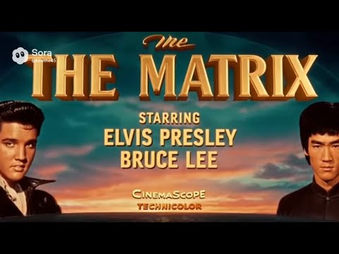 👑 "ENTER THE MATRIX" (1961) - Starring ELVIS & BRUCE LEE | Epic Ai Movie Parody Sci-Fi Action!