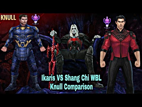 Ikaris VS Shang Chi WBL Knull Comparison - Marvel Future Fight