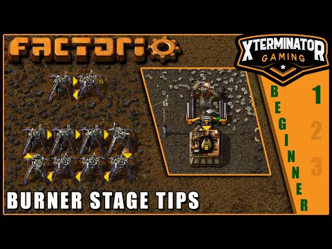 Factorio Tutorial - Burner Stage Tips & Tricks : EP 2 Season 1