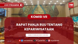 KOMISI VII DPR RI RAPAT PANJA RUU TENTANG KEPARIWISATAAN