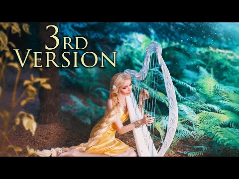 Relaxing Ambience VERSION 3 😌 Beautiful Harp Music to Relax 😌 Calm Harp Instrumental