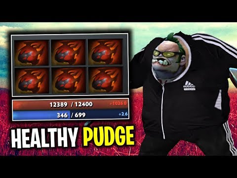 DOTAKADABRA #25 - 12.000 HP 6X HEART OF TARRASQUE PUDGE | Dota 2