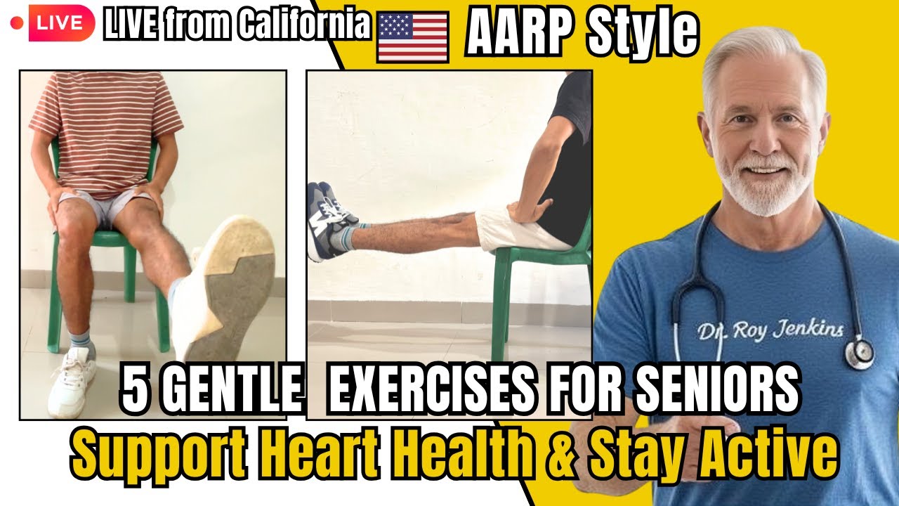 Exercises for Seniors Over 70: 5 Moves to Support Heart Health & Stay Active at Home