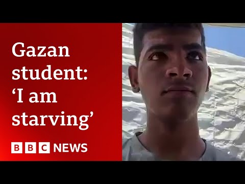 加沙學生："我在捱餓，並患有失憶症" | BBC News (Gazan student: ‘I am starving and suffering from memory loss’ | BBC News)
