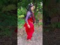 Short Lal Saree
