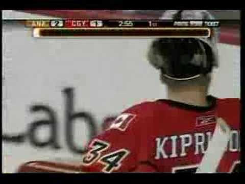 George Parros First Goal 07-08 Season