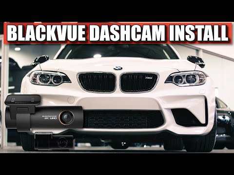 INSTALLING MY BLACKVUE DASHCAM ON THE BMW F87 M2. - Full Install and discount code.