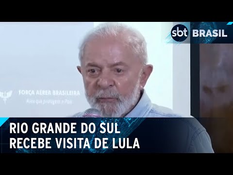 Lula visita regiões afetadas pelas chuvas no Rio Grande do Sul | SBT Brasil (02/05/24)