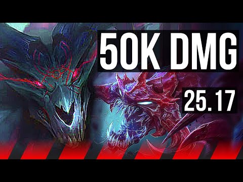 VOLIBEAR vs CHO'GATH (TOP) | 50k DMG | NA Grandmaster | 25.17