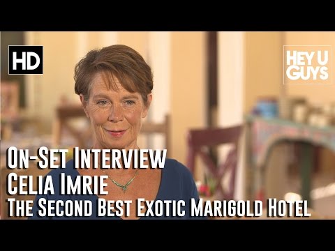 Celia Imrie On On Set Interview - The Second Best Exotic Marigold Hotel