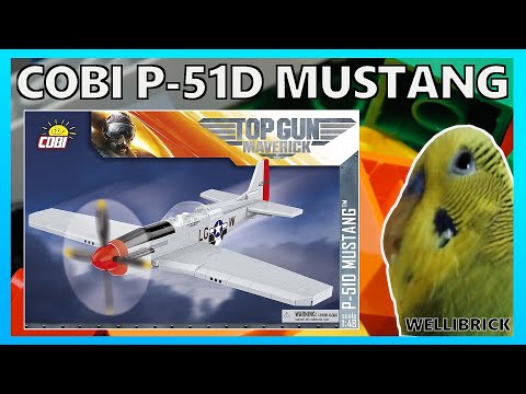 Ich bedruck` mir die Welt, widdewidde wie sie mir gefällt! Cobi 5847 P-51D Mustang Review