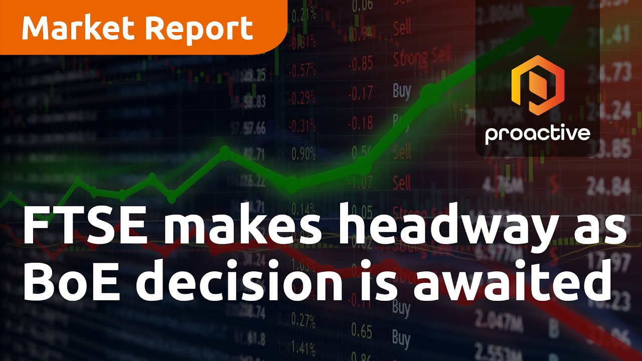 FTSE makes headway as BoE decision awaited