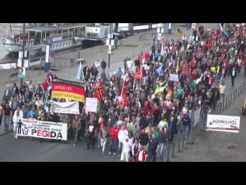 Pegida Dresden 28.Abendspaziergang, "Dresden zeigt wie´s geht"