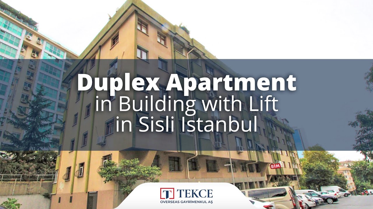 Duplex Apartment in Building with Lift in Sisli Istanbul