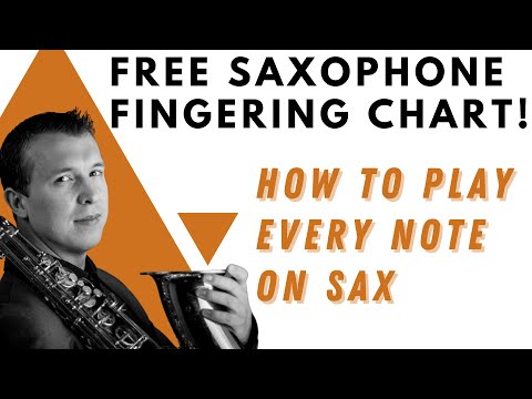 How To Play Every Note On Saxophone (FREE Fingering Chart)