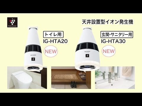 IG-HTA30 エアクリーナー プラズマクラスターイオン発生機 ホワイト系