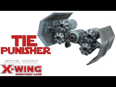 Star Wars X-Wing Miniatures Game TIE Punisher V1.0 Expansion