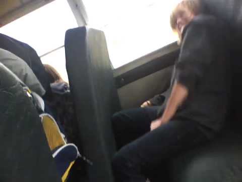 Weirdo on the bus (Taped w/ i-pod)