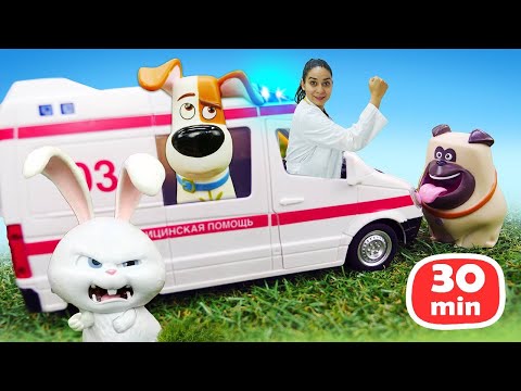 Doktor Aua eilt zur Hilfe. Spielzeug Videos für Kinder