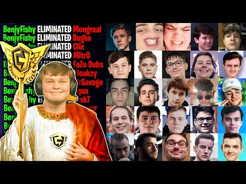 100 Times BenjyFishy Destroyed Streamers in Public Lobbies! (Clix, Bugha, Mongraal, MrSavage, Mitr0)