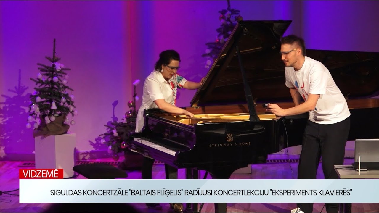 Koncertzāle “Baltais flīģelis” radījusi koncertlekciju “Eksperiments klavierēs”