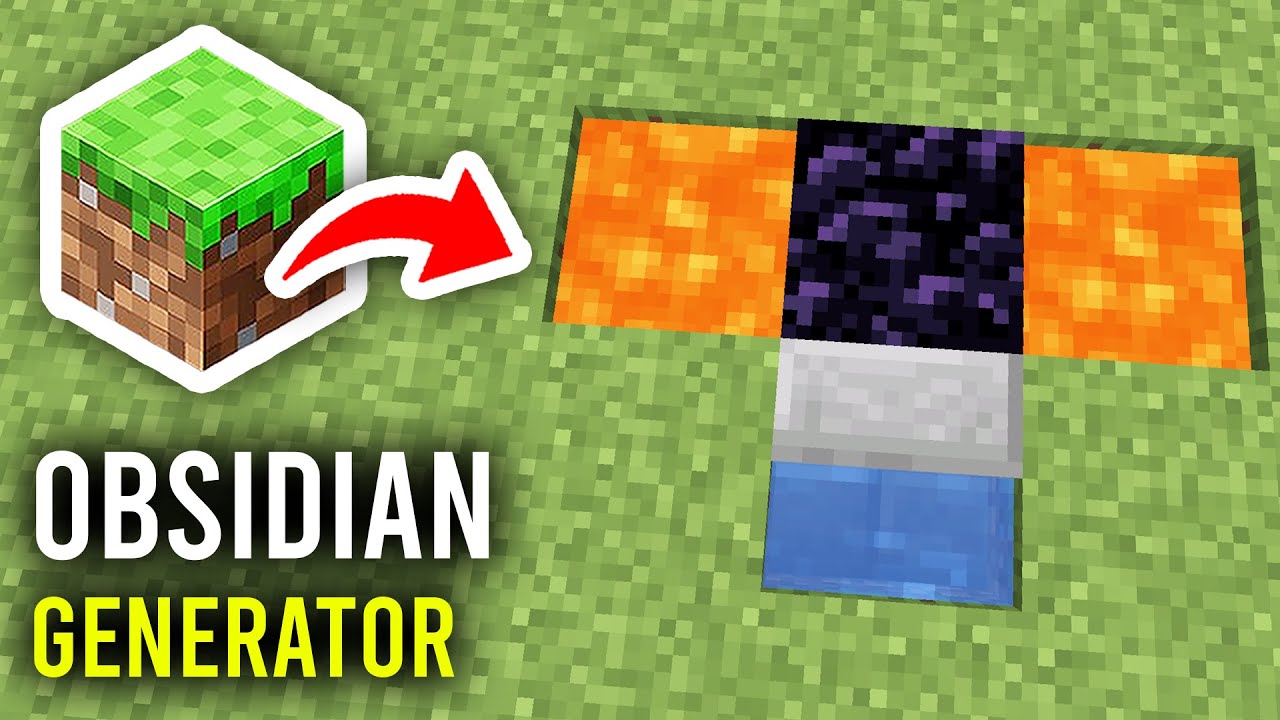 How To Make Infinite Obsidian Generator In Minecraft - Full Guide