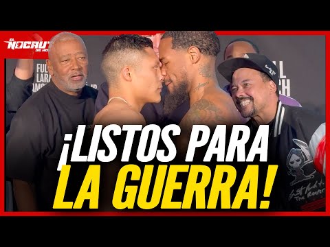 This is how the intense weigh-in went for Isaac "Pitbull" Cruz and Lamont Roach for their fight i...