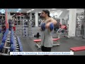 One Arm Standing Dumbbell Lateral Raises