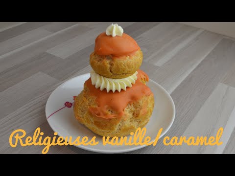 Recette Religieuses caramel beurre salé