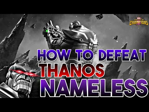 How to defeat Nameless Thanos (Uncollected) Fully Breakdown - Marvel Contest of Champions